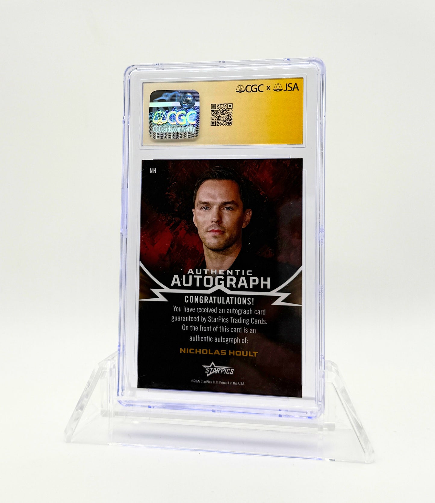 Nicholas Hoult Autographed Trading Card - Limited Edition