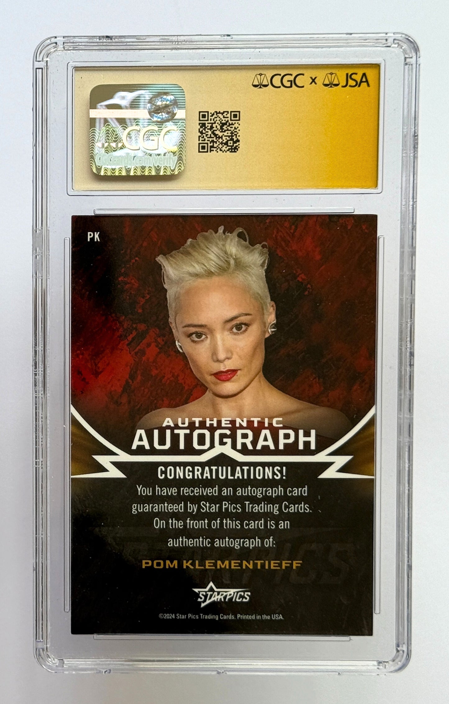 Pom Klementieff Autographed Trading Card - Limited Edition