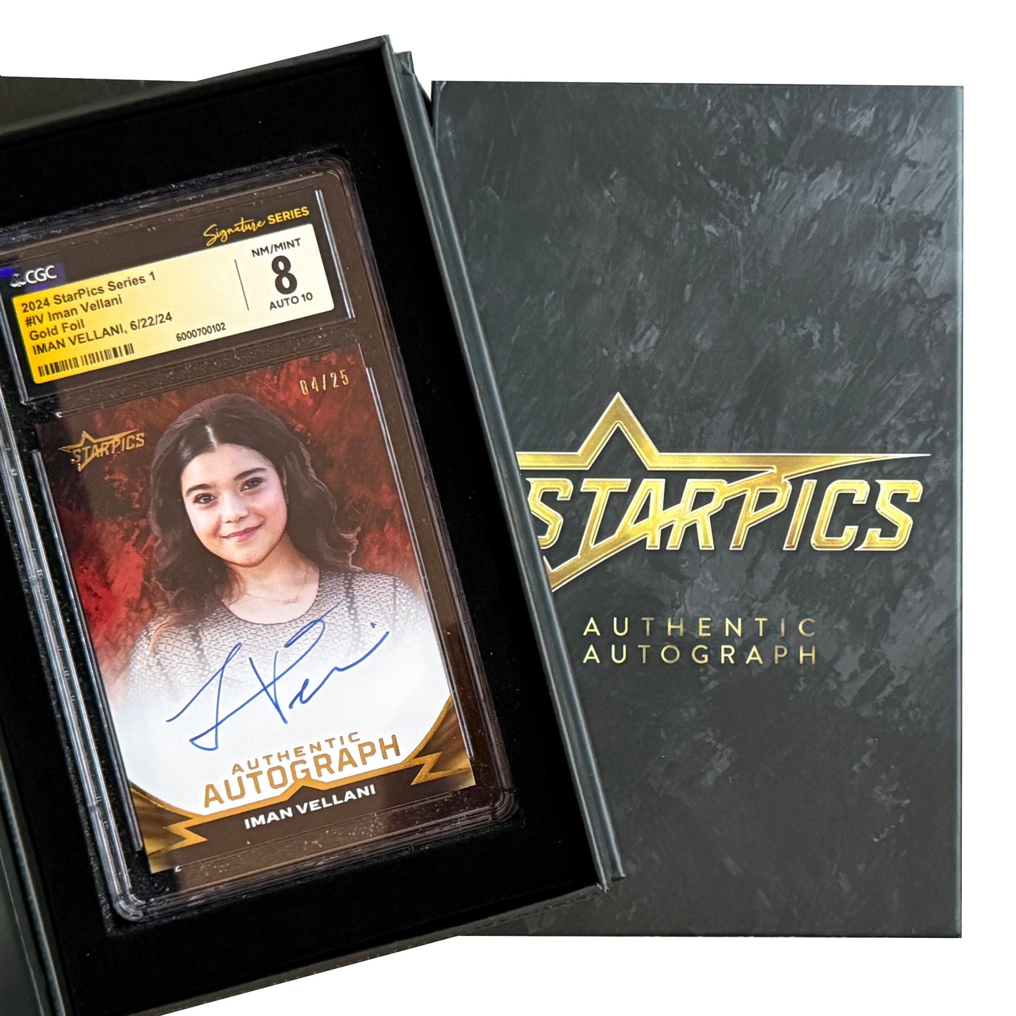 Iman Vellani Autographed Trading Card - Limited Edition