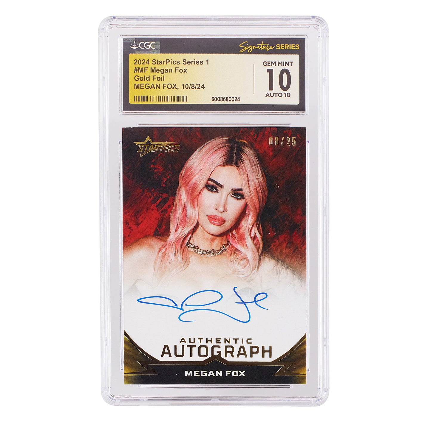 Megan Fox Autographed Trading Card - Limited Edition