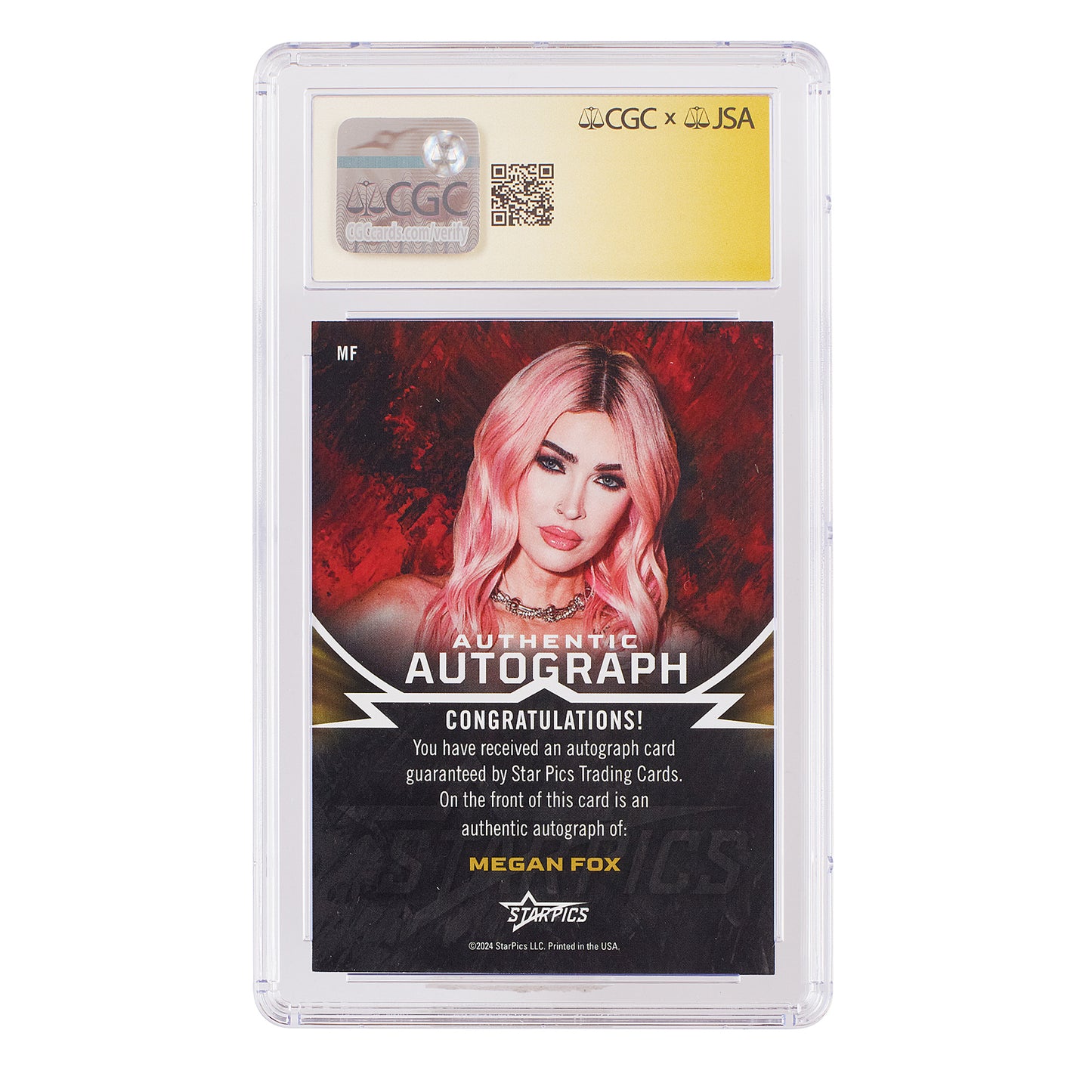 Megan Fox Autographed Trading Card - Limited Edition