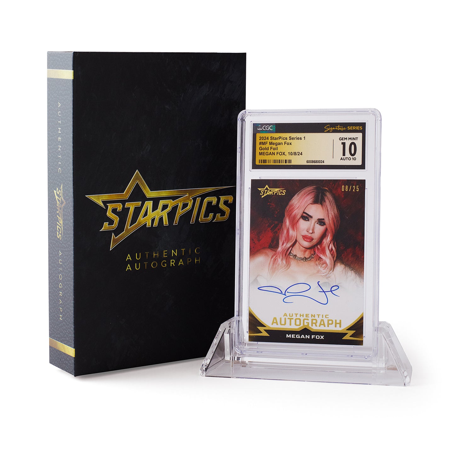 Megan Fox Autographed Trading Card - Limited Edition StarPics Megan Fox Autographed Trading Card - Limited Edition StarPics