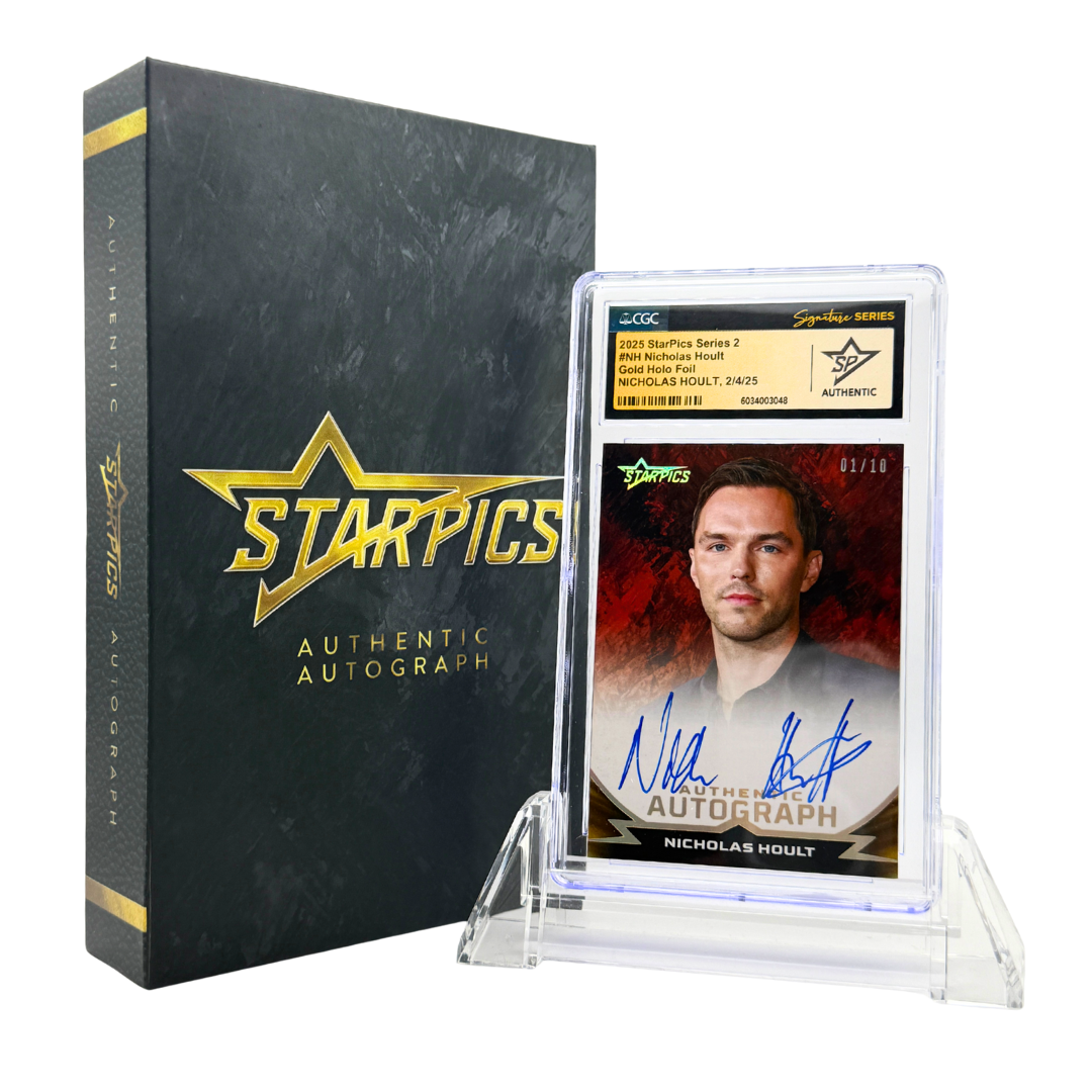 Nicholas Hoult Autographed Trading Card - Limited Edition Nicholas Hoult Autographed Trading Card - Limited Edition