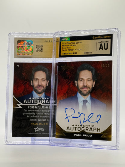 Paul Rudd Autographed Trading Card - Limited Edition