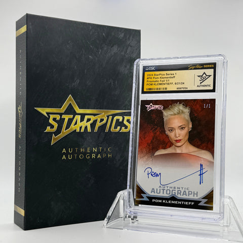 Pom Klementieff Autographed Trading Card - Limited Edition